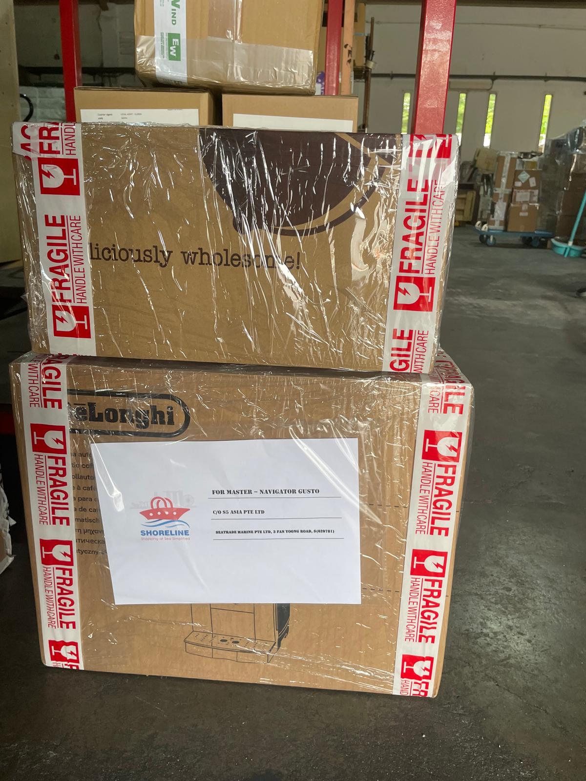 Packed SHORELINE orders